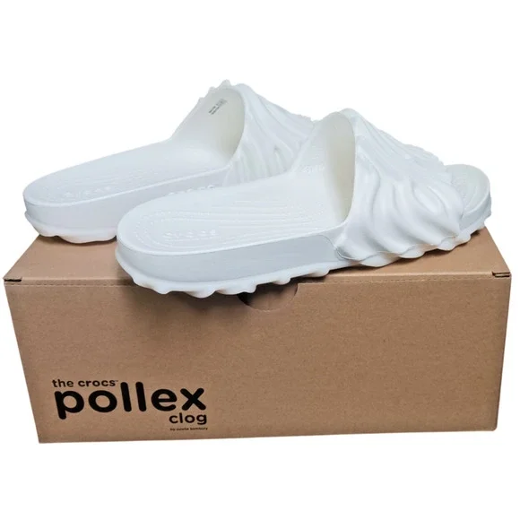 Salehe Bembury x Crocs Pollex Slide Mayo 208685-1RO Fingerprint Design M9 / W11 - Picture 2 of 16